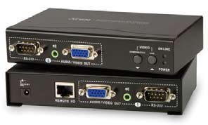 Aten VE200R 150 Mt VGA to CAT 1280x1024 VGA Ses Verici Sinyal Sinyal Uzatma Cihazı