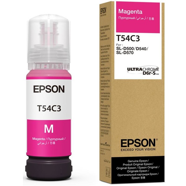 Epson C13T54C320 SL-D500 T54C3 Surelab 70Ml Kırmızı Orijinal Inkjet Mürekkepi