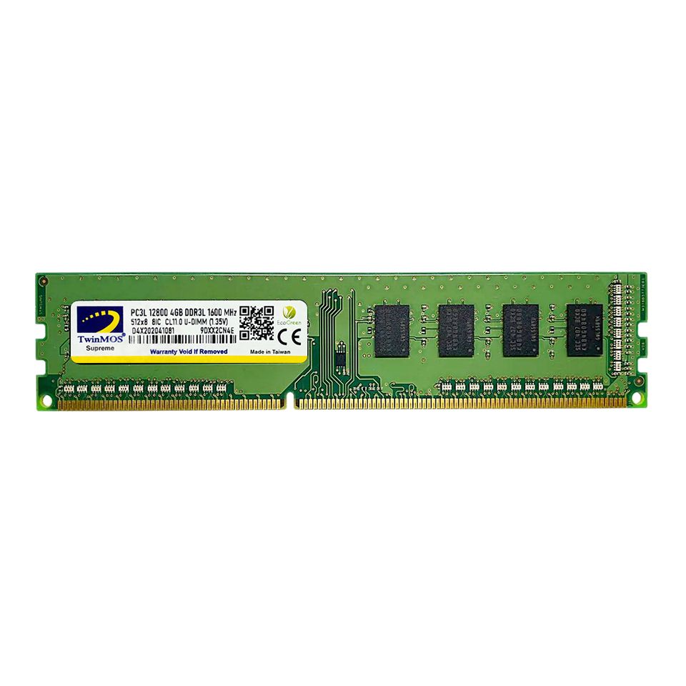 Twinmos MDD3L4GB1600D 4 GB 1600Mhz DDR3 Cl11 Bilgisayar Belllek