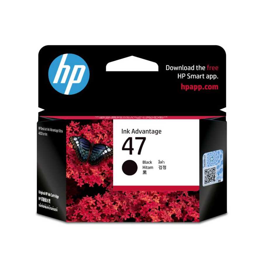 Hp 6ZD21AE 47 Siyah Orijinal Siyah Inkjet kartuş