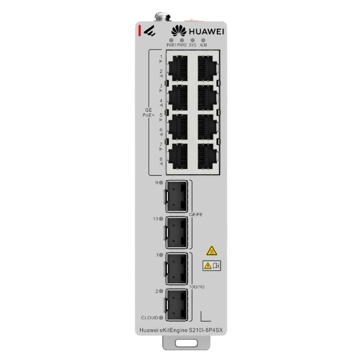 Huawei S210I-8P4SX 8 Port Gigabit PoE 2 Port 2.5Gbe 2 Port 10G SFP 240W Endüstriyel Switch