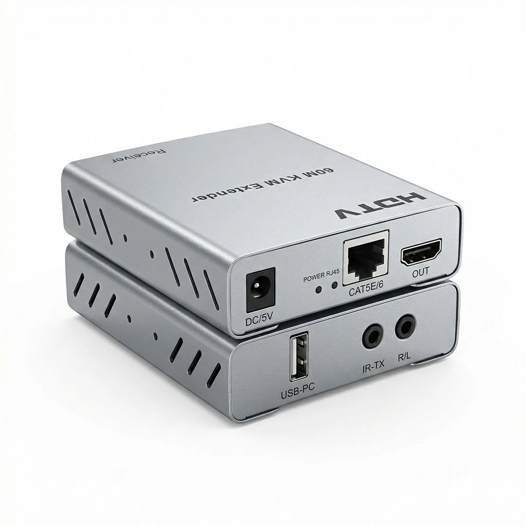 Enkado EKD-HE60KVM 60 Mt 1080P USB KVM Extender Mesafe Uzatıcı