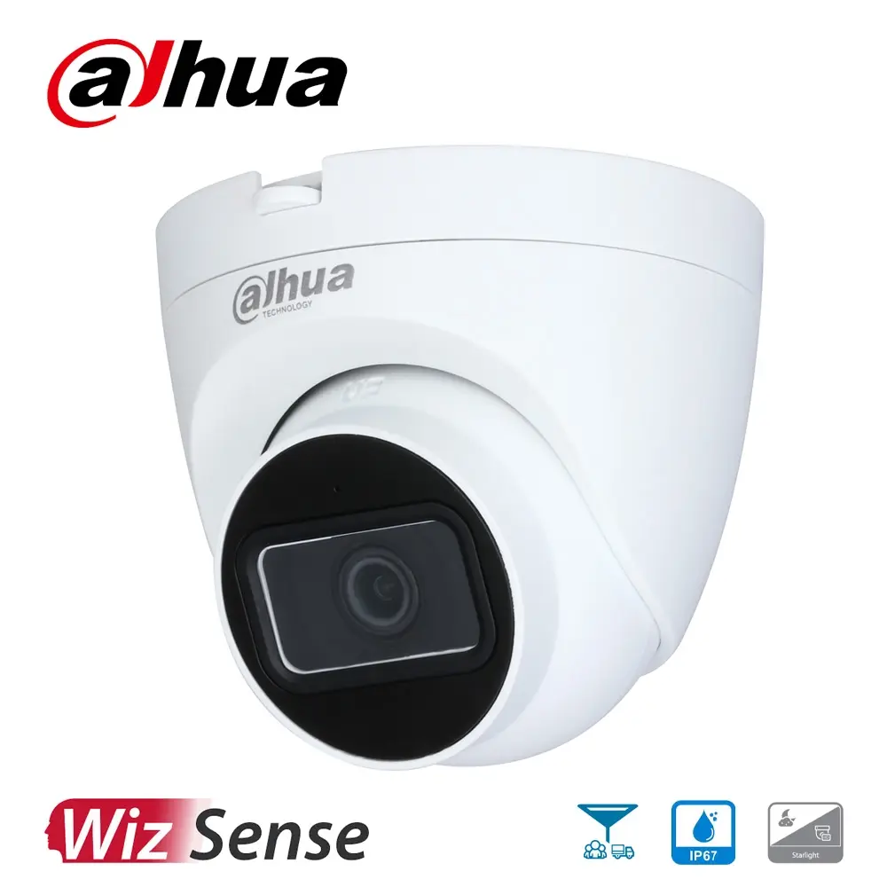 Dahua IPC-HDW2441TM-S-0280B 4MP 2.8mm Lensli WizSense PoE Dome IP Kamera