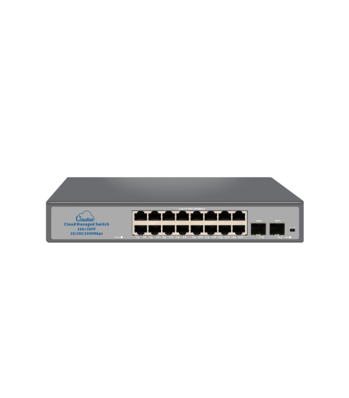 Nova HIS2116G2S 16 Port Gigabit  2 Port Gigabit SFP Yönetilebilir Ethernet Switch
