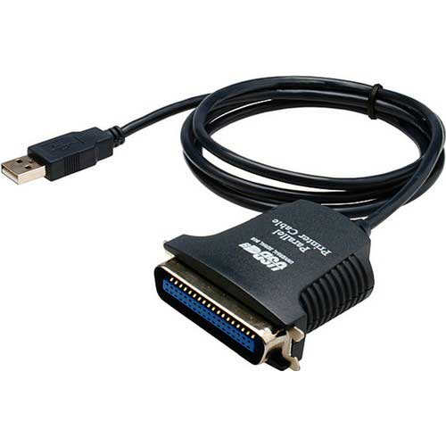 Qport Q-U1284 1.5 Mt USB 2.0 to PARALEL 1284 Erkek-Erkek Yazıcı Kablosu