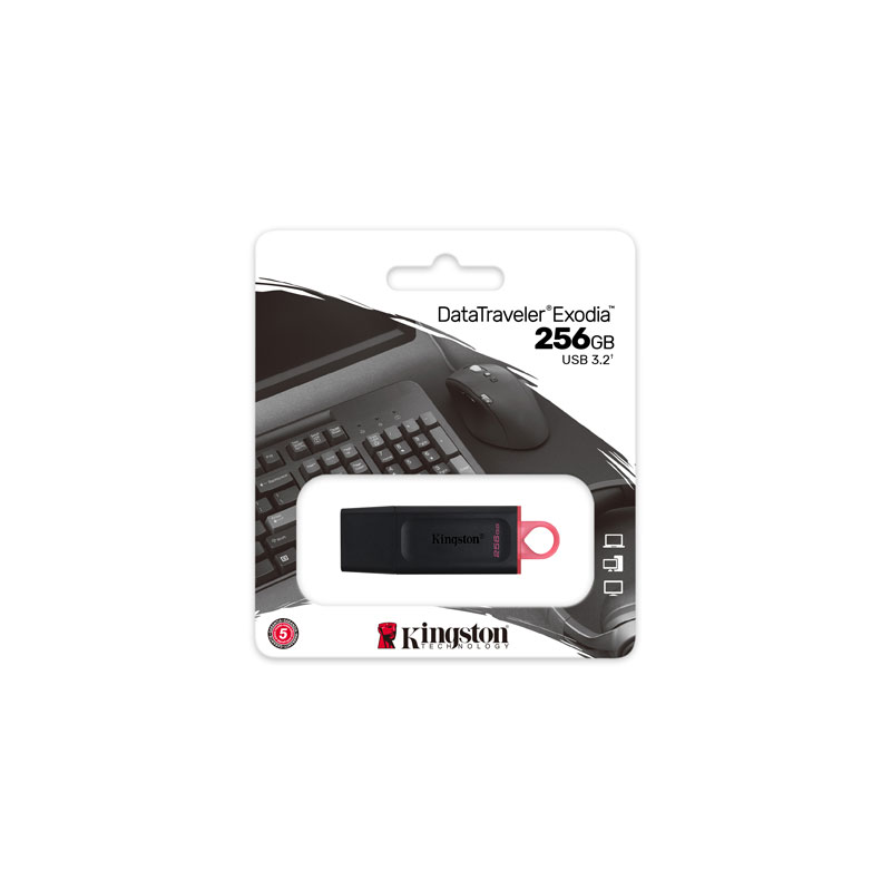 Kingston DTX/256GB  256 GB DataTraveler Exodia USB 3.2 Flash Bellek
