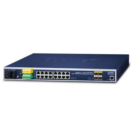 Planet PL-IGS-5225-16T4S 16 Port Gigabit 4 Port SFP Indstrial L2+ Switch
