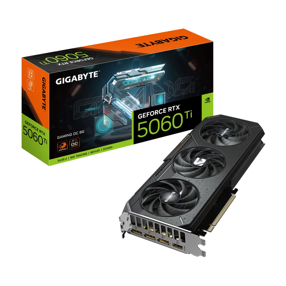 Gigabyte GV-N506TGAMING-OC-8GD 8 GB GDDR7 GeForce RTX 5060 Ti OC 128Bit NVIDIA Ekran Kartı