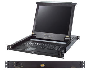 Aten CL1000MA 17 inch LCD Amerikan Klavye Touchpad KVM Switchi olmayan Konsol