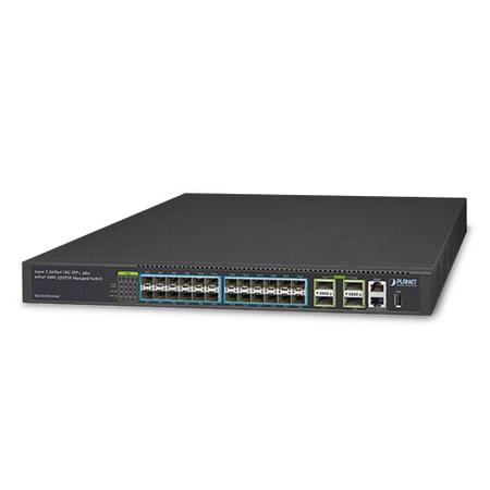 Planet PL-XGS-6350-24X4C 24 Port 10Gbase-SR/LR 4 Port 100G QSFP28 1 Port Gigabit L3 Yönetilebilir Switch