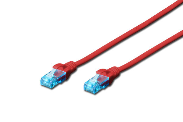 Beek BC-U5050R 5 Mt CAT5E U/UTP AWG26 Kırmızı Patch Cord Kablo