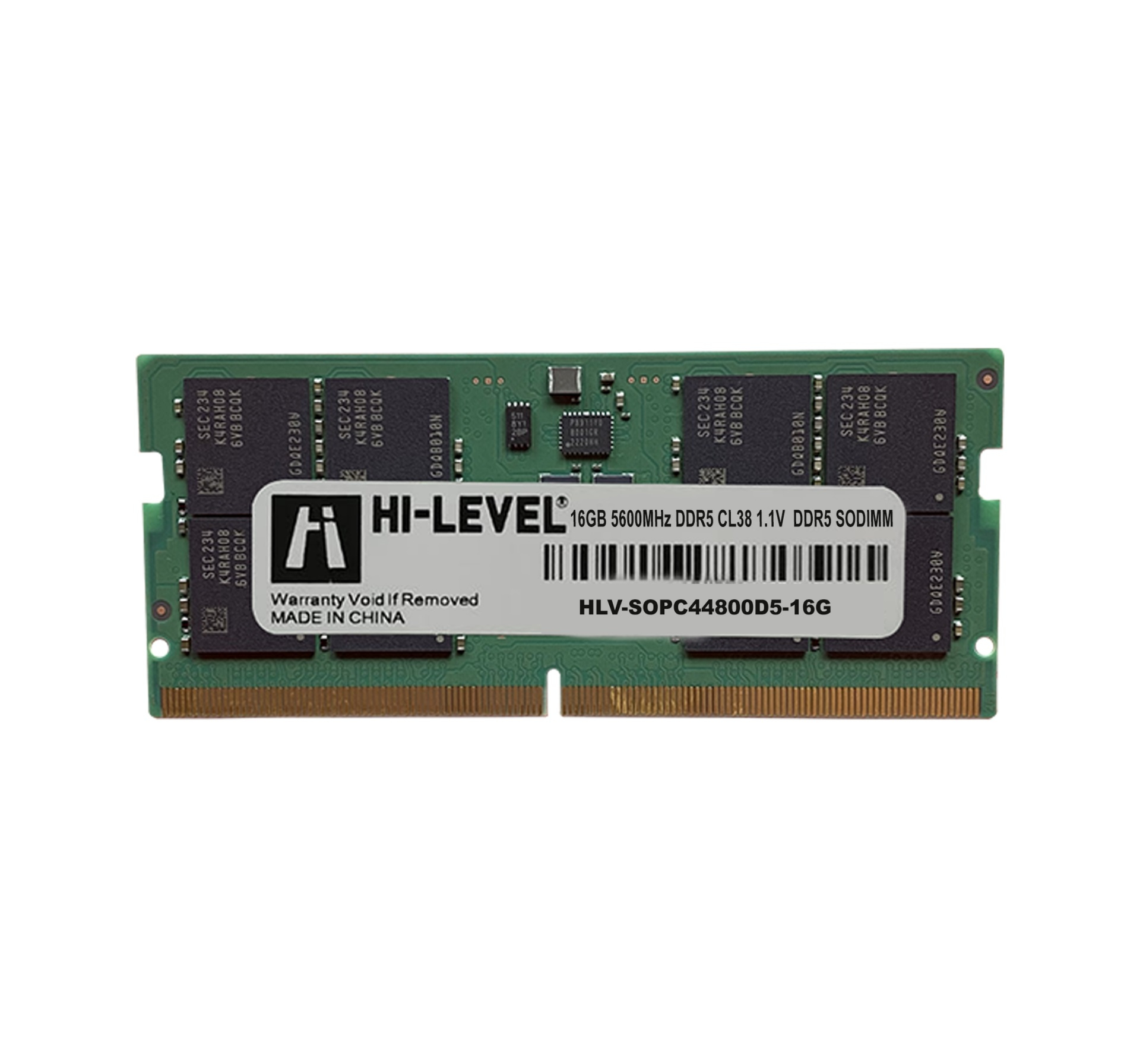 Hi-Level HLV-SOPC44800D5/16G 16 GB DDR5 5600Mhz CL42 Notebook Bellek