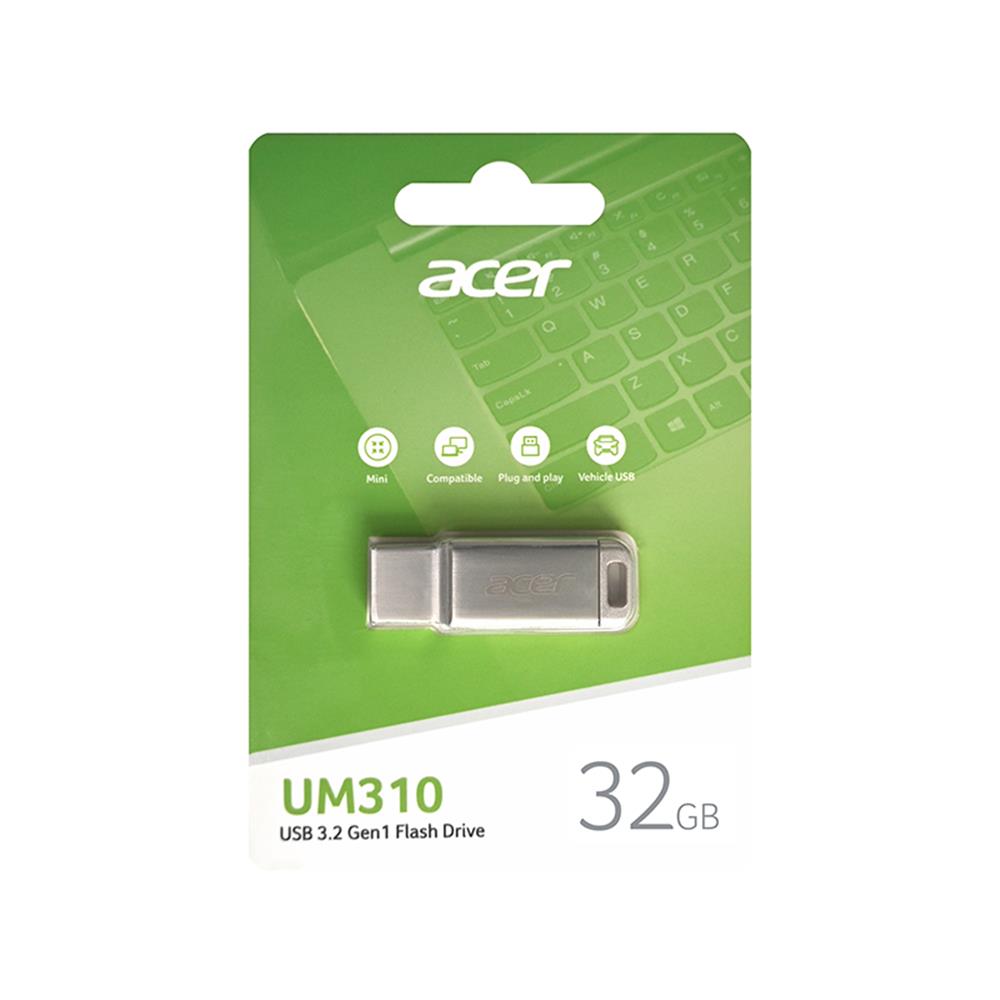 Acer UM310 32 GB 105-40Mb/s Metal USB 3.2 Flash Bellek