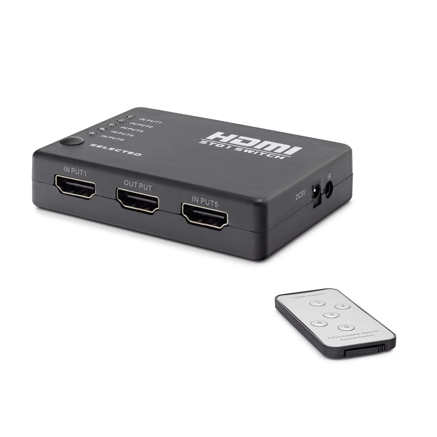 Hadron HDX1272 5 Port Giriş 1 Port Çıkış HDMı Görüntü Çoklayıcı