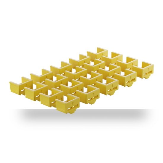 Lindy LIN-47901 20 li Paket Sarı RJ-45 Port Kilidi