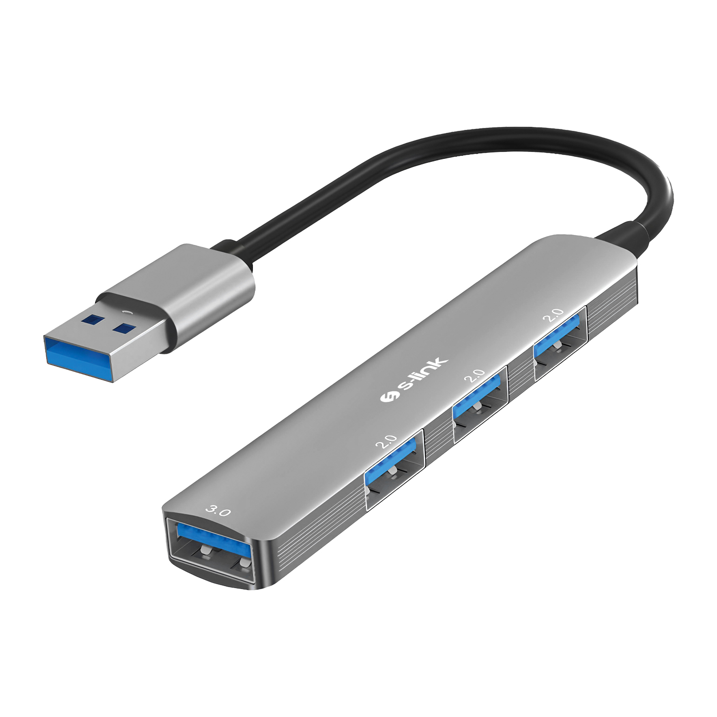 S-Link SW-U333 USB 3.0 to 4 Port USB 3.0 Metal USB Çoklayıcı