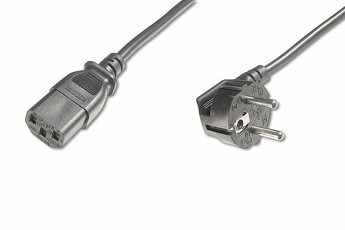 Beek BC-PWR-SCH-C13-018 1.8 Mt Schuko to C13 10A 3x1mm Dişi Siyah Güç Kablosu