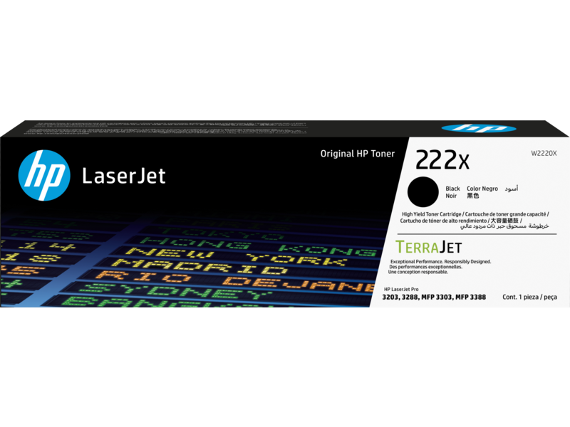 Hp W2220X 222X 3.200 Sayfalık Yüksek Kapasiteli Siyah Orjinal Laser Toner