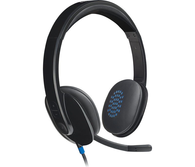 Logitech 981-000480 H540 Kafa Bantlı Kablolu Siyah Kulak Üstü Mikrofonlu Kulaklık
