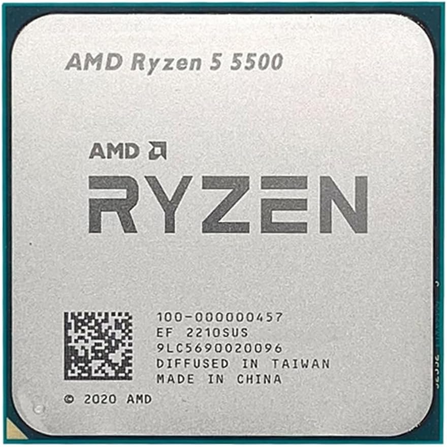Amd Ryzen 5 5500 Sc-AM4 3.6Ghz 19Mb 4 Çekirdekli 65W VGA YOK Kutusuz AMD İşlemci
