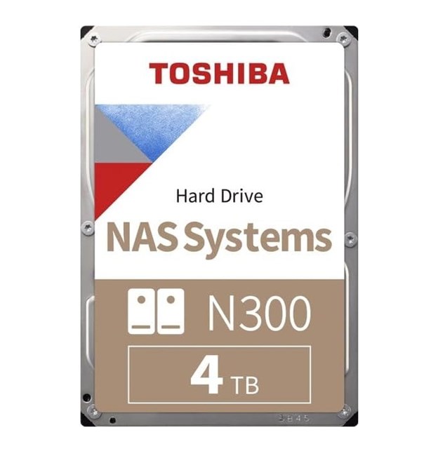 Toshiba MN10ADA400ES N300 4 TB 7200Rpm 512Mb SATA3 3.5 inch 7/24 NAS Harddisk