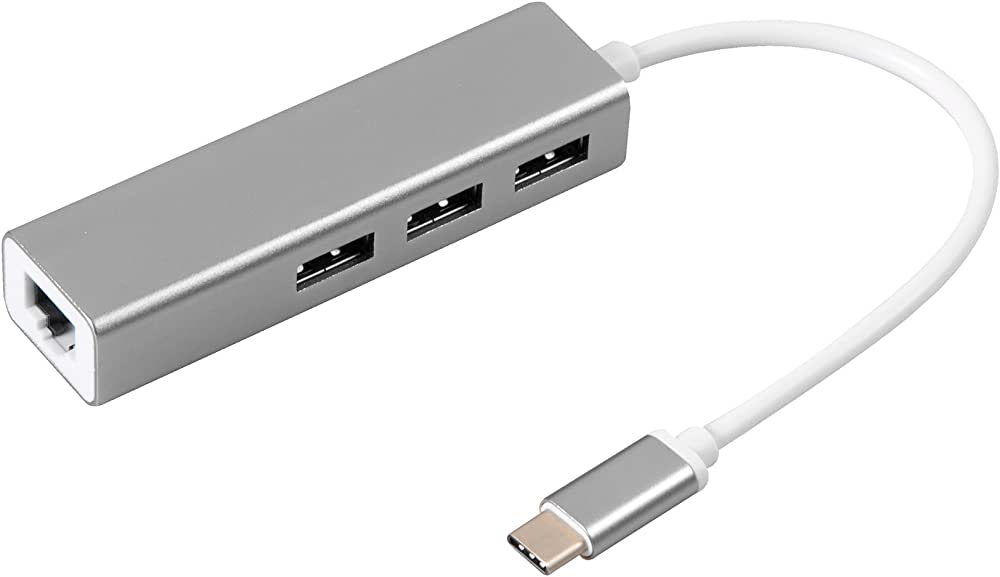 S-Link SL-UTY1010 USB 3.0 Type C to RJ45 Gigabit 3 Port USB 3.0 Hub USB Ethernet Ağ Adaptör