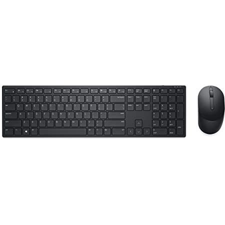 Dell 580-AJRB KM5121W Q TR Siyah Kablosuz Klavye Mouse Set