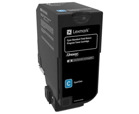 Lexmark 74C5SC0 7.000 Sayfalık Yüksek Kapasiteli Mavi  Orijinal Lazer Toner