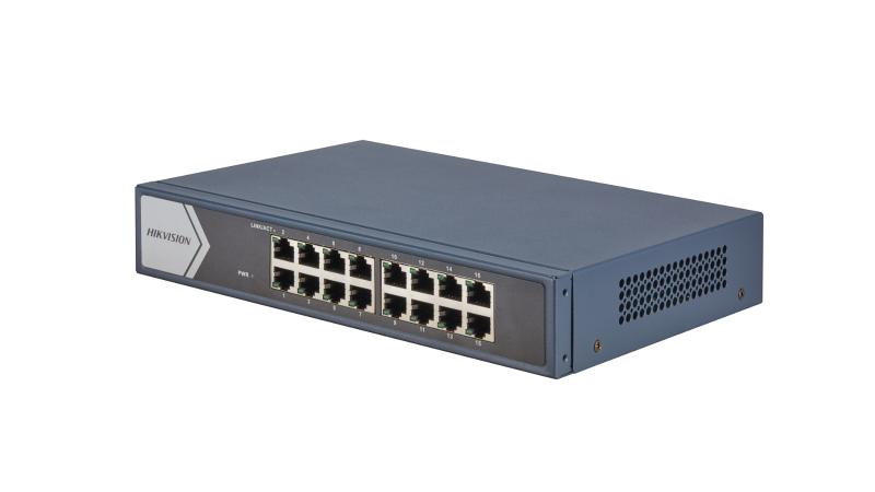 Hikvision DS-3E0516-E-B 16 Port 10/100Mbps Rackmount Ethernet Switch