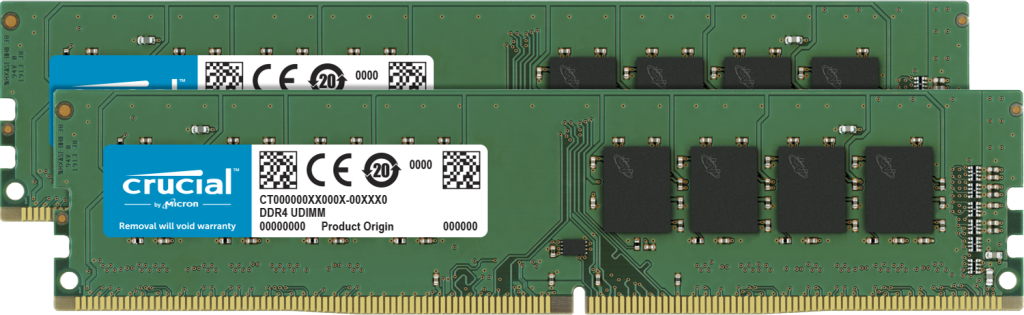 Crucial 64GB (2x32GB) 3200MHz DDR4 CT2K32G4DFD832A