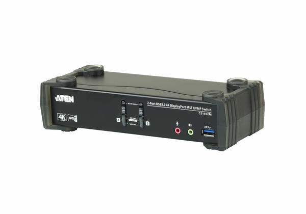 Aten CS1922M 2 Pc Dısplay Port Mst Kvmp 2 Port USB 3.0 Kvm Switch