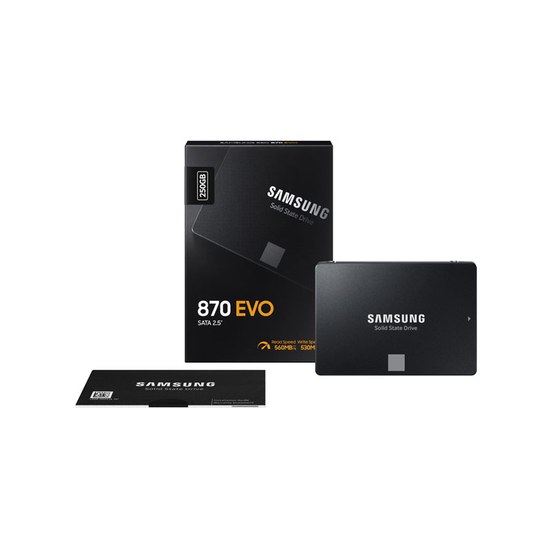 Samsung MZ-77E1T0BW 1 TB 870 EVO 560/530Mb/s inch SSD Harddisk