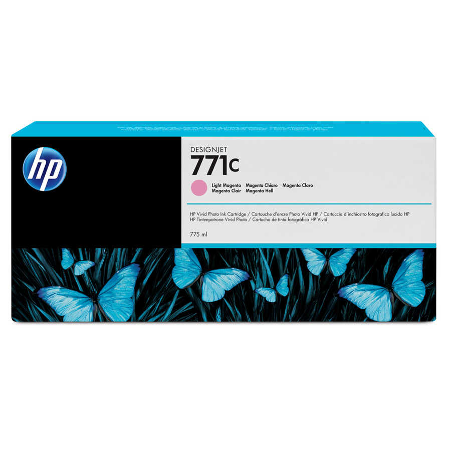 Hp B6Y11A 771C 775Ml Geniş Format Açık Mavi Orijinal Inkjet Kartuş