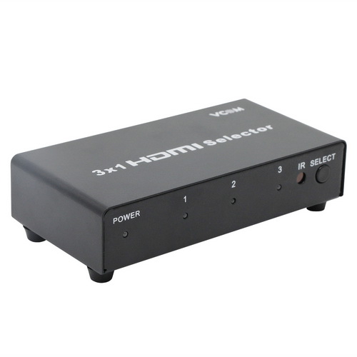 Vcom DD433 HDMI to HDMI 3 Port Giriş 1 Port çıkış v1.4 3D HDMI Görüntü Çoklayıcı