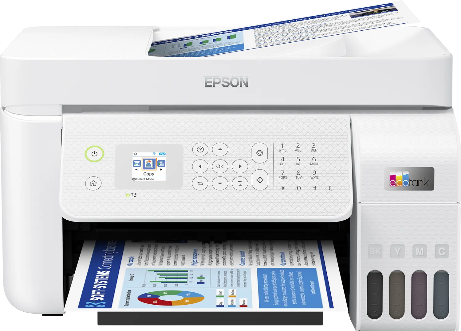 Epson C11CJ65404 L5296 USB ETHERNET WİFİ A4 Tanklı Tanklı Çok Fonksiyonlu Inkjet Yazıcı