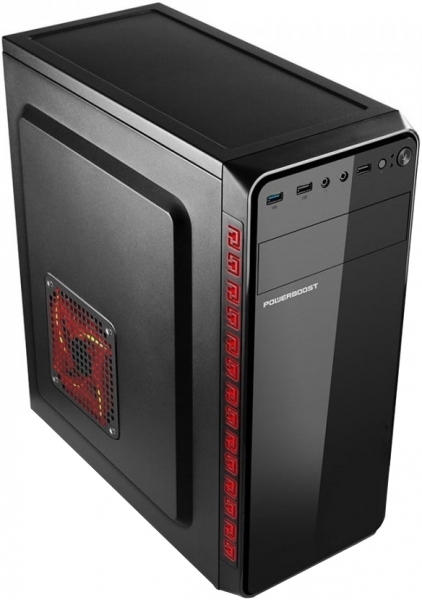 PowerBoost VK-1625 350W Siyah Mid Tower Bilgisayar Kasası