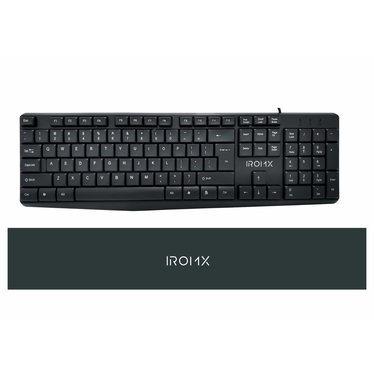 Iromx SK10X Usb Q TR Standart Kablolu Siyah Klavye