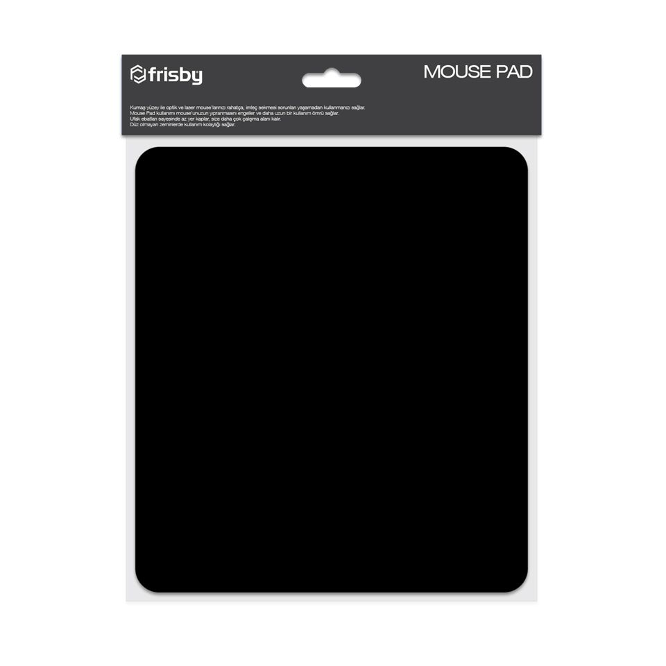 Frisby FMP-760-S 220x250x5mm siyah Kumaş Mouse pad