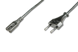 Digitus AK-440104-018-S 1.8 Mt Euro C7 to Euro C7 Dişi 2x075mm Güç Kablosu