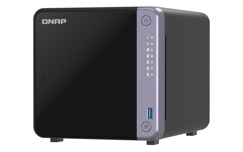 Qnap TS-432X Alphine AL524 4GB DDR4 Ram 4 HDD Yuvalı TurboNAs Ağ Depolam Aygıtı