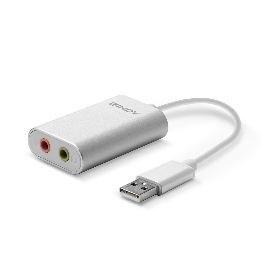 Lindy 42926 USB A to Ses Dönüştürücü Adaptörü