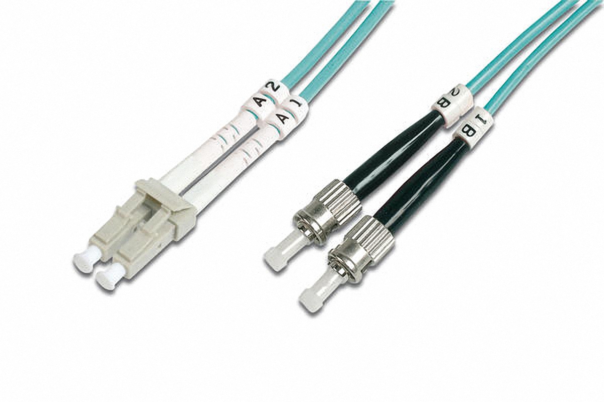 Beek BC-FO-5LCST-02/3 2 Mt ST-LC 50/125 Om3 LSZH Multimode Fiber Patch Cord Kablo