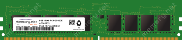 Dell AB663419 8 GB DDR4 3200MHZ 1Rx8 ECC Sunucu Belleği