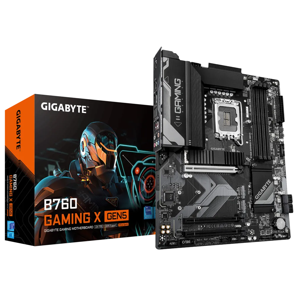 Gigabyte B760 GAMING X GEN5 Sc-1700 DDR5 7600Mhz 2xM2 2.5Gigabit Lan ATX INTEL Anakart