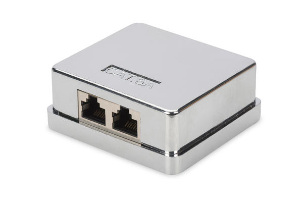 Digitus DN-93713 Cat6 2 li Sıva Üstü Zırhlı Kutu Keystone Modül Dahil
