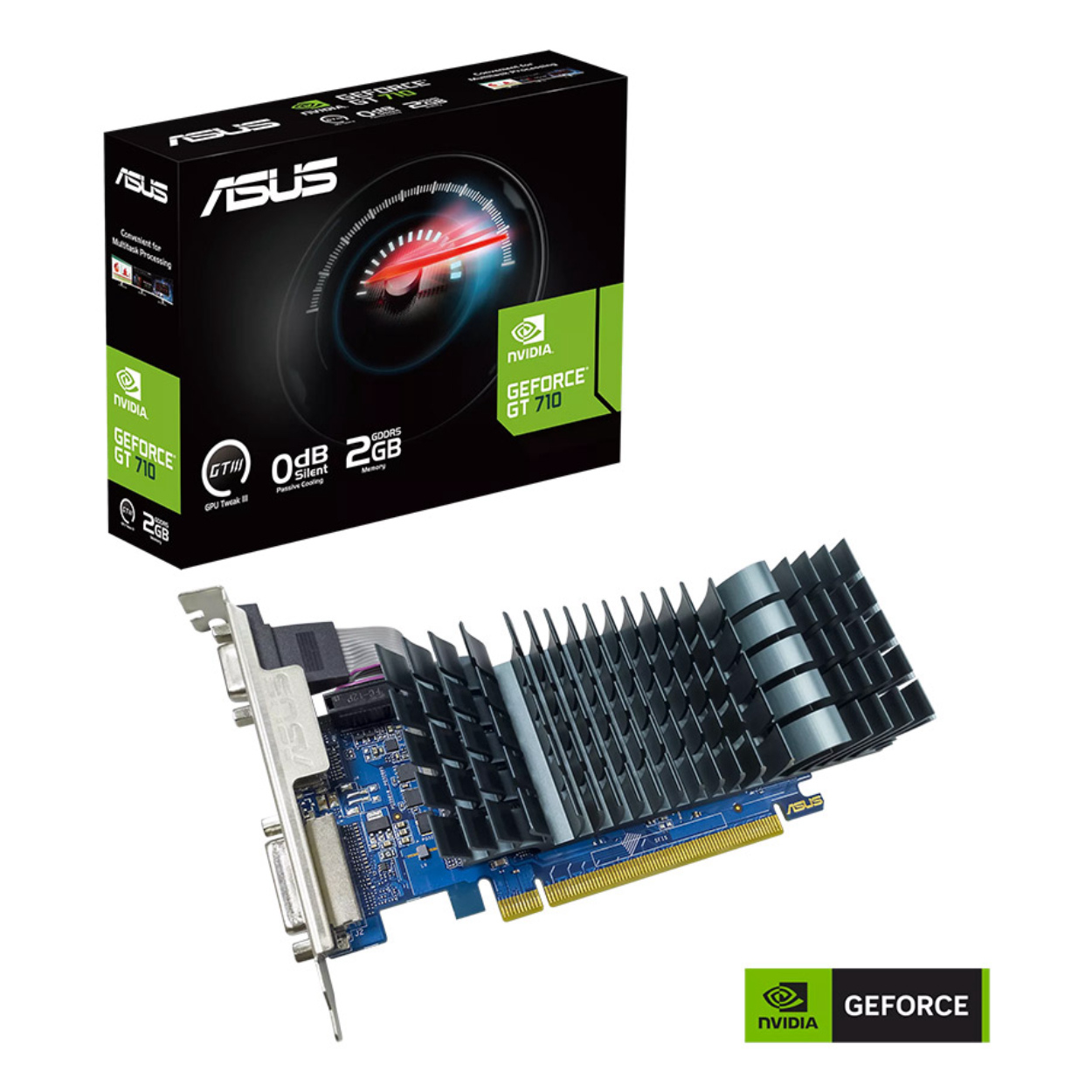 Asus GT710-SL-2GD5-BRK-EVO 2 GB DDR3 GeForce GT710 64 Bit NVIDIA Ekran Kartı