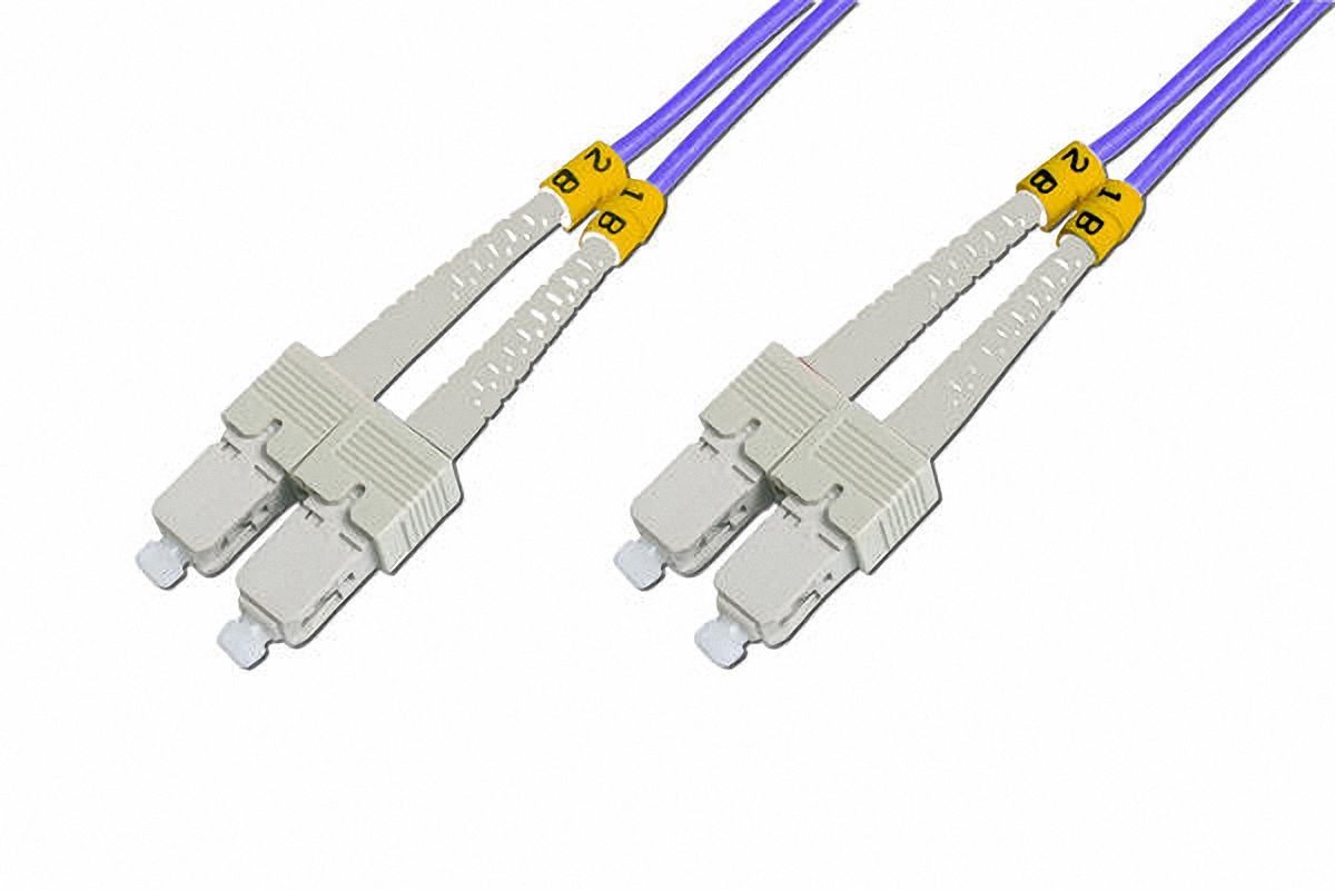 Beek BC-FO-5SCSC-01/4 1 Mt SC-SC 50/125 OM4 Multimode Duplex Patch Cord Kablo