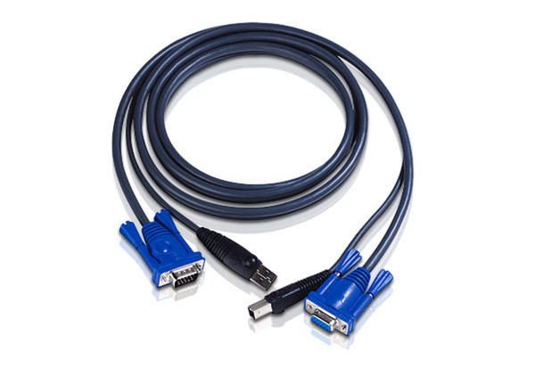 Aten 2L-5003U 3 Mtre VGA USB Kvm Switch Kablosu