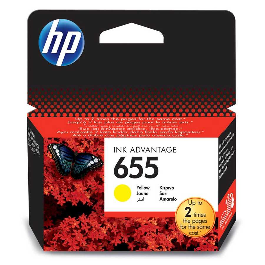 Hp CZ112AE 655 600 Sayfalık Sarı Orijinal Inkjet Kartuş