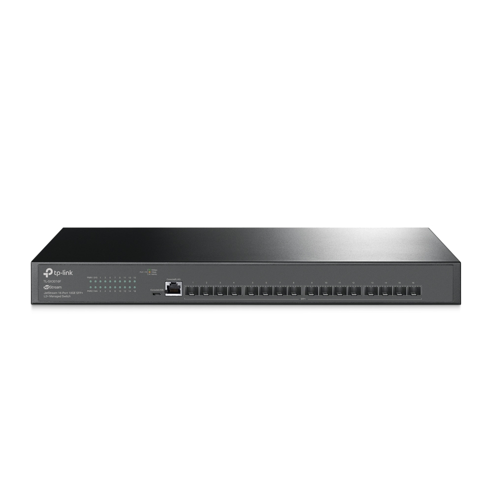 Tp-Link TL-SX3016F 16 Port 10 Gigabit SFP 1 Port Gigabit L2 Yönetilebilir Switch